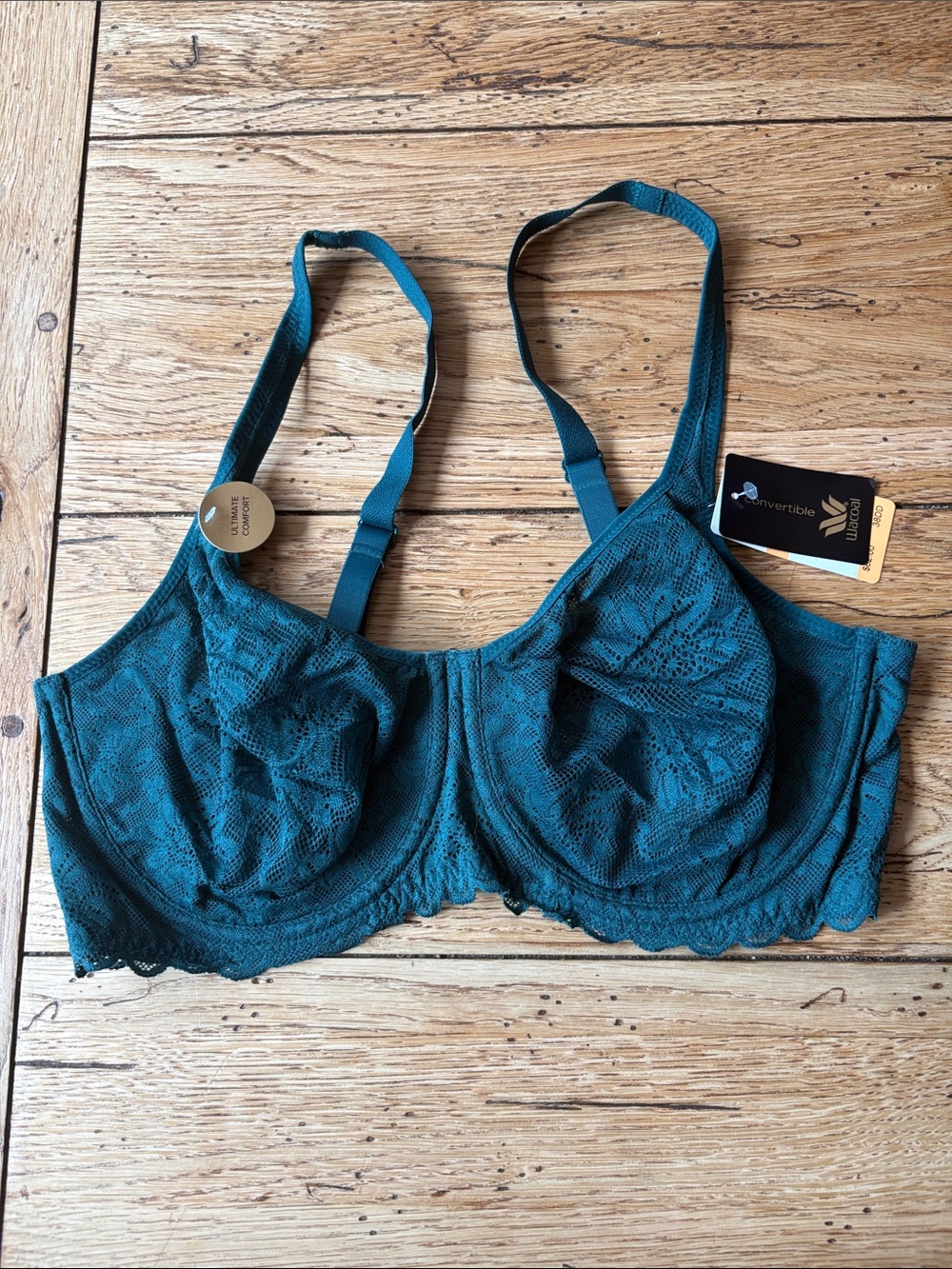 NWT Wacoal Convertible Bra. 38DD